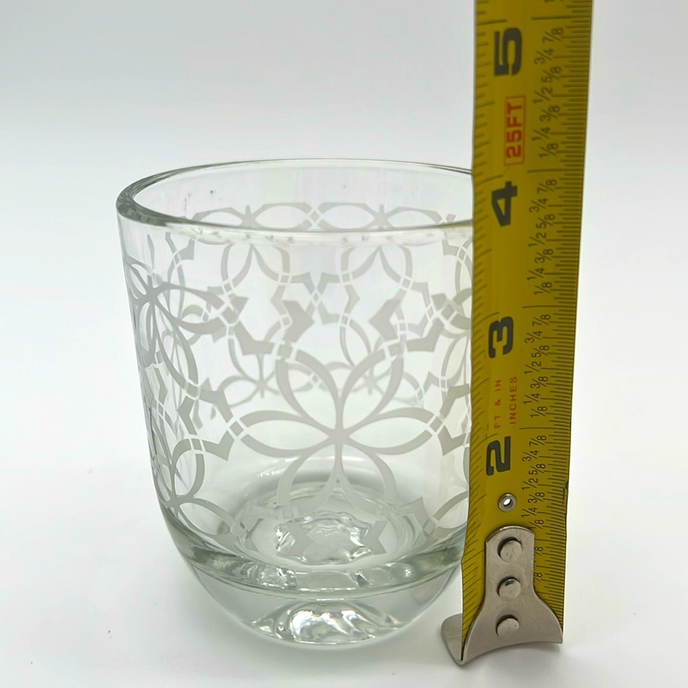 Vintage Celtic Pattern Embossed Whiskey / Cocktail Drinking Glasses (Set of 2) - Picture 7 of 8